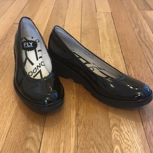 Fly London patent leather pumps